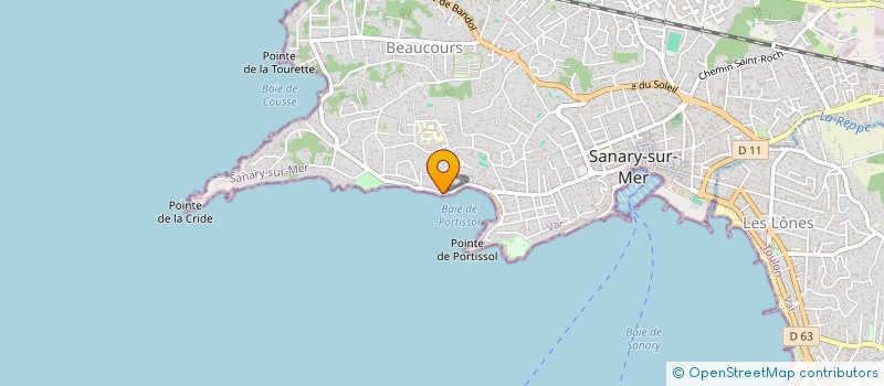 localisation de l'entreprise FINANCIERE 1951  SANARY-SUR-MER