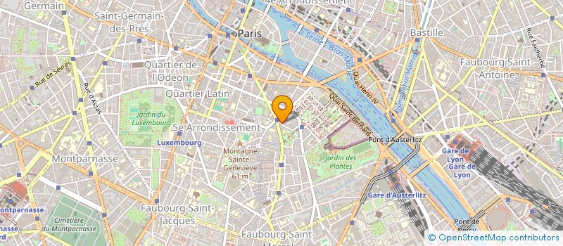 localisation de l'entreprise FINANCIERE 1990 à PARIS