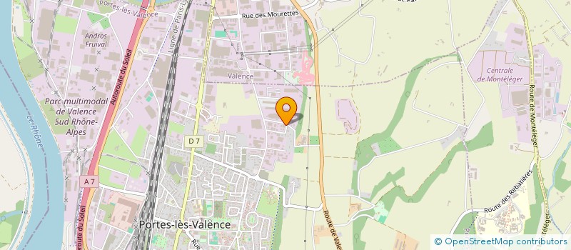 localisation de l'entreprise FINANCIERE 2C à PORTES-LES-VALENCE