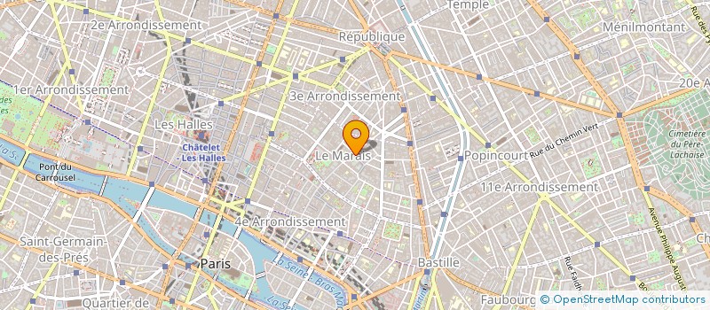 localisation de l'entreprise FINANCIERE 2C à PARIS