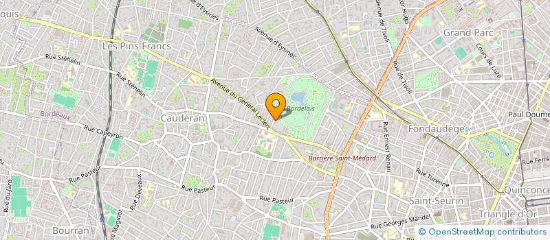 localisation de l'entreprise FINANCIERE 2F  BORDEAUX