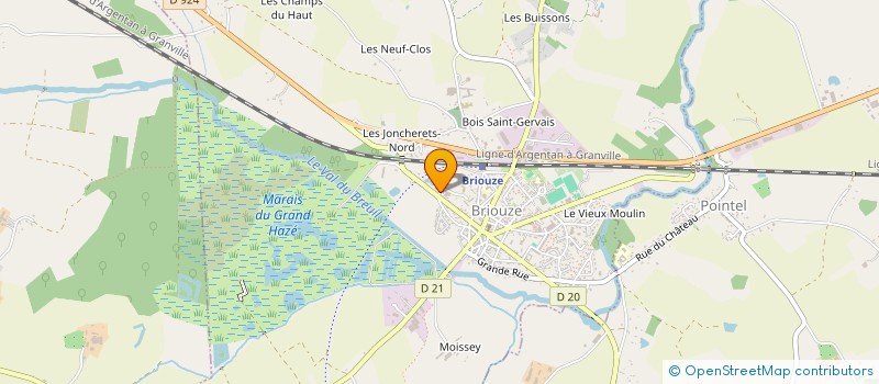 localisation de l'entreprise FINANCIERE 2R à BRIOUZE