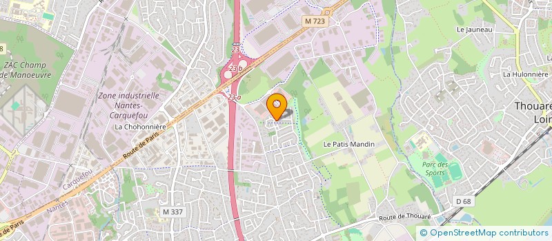 localisation de l'entreprise FINANCIERE 4  SAINTE-LUCE-SUR-LOIRE