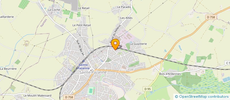 localisation de l'entreprise FINANCIERE 4 F  SAINTE-PAZANNE
