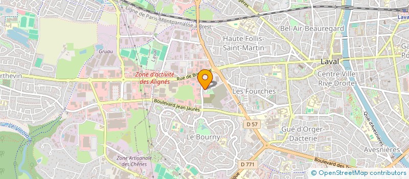 localisation de l'entreprise FINANCIERE  LAVAL