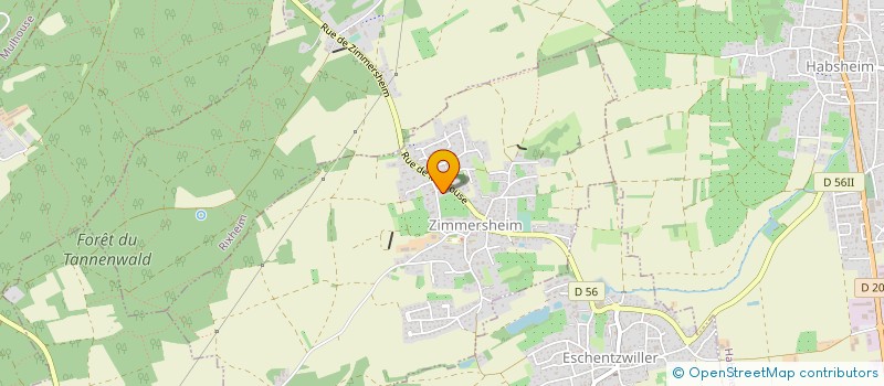 localisation de l'entreprise FINANCIERE 4A  ZIMMERSHEIM