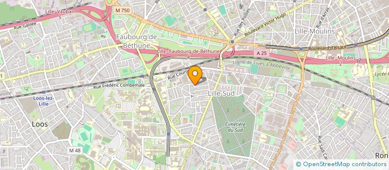 localisation de l'entreprise FINANCIERE 4B à LILLE