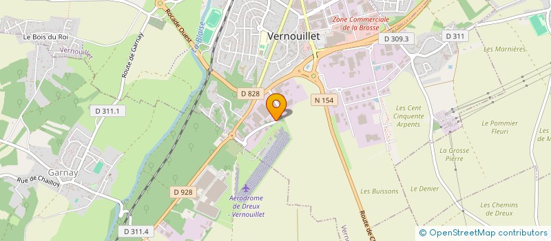localisation de l'entreprise FINANCIERE 4C à VERNOUILLET