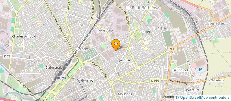 localisation de l'entreprise FINANCIERE 4K  REIMS