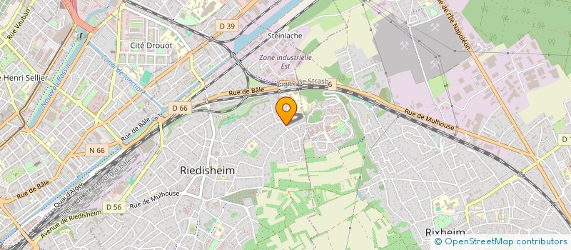 localisation de l'entreprise FINANCIERE 4X4  RIEDISHEIM