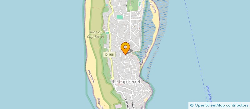 localisation de l'entreprise FINANCIERE 5M  LEGE-CAP-FERRET