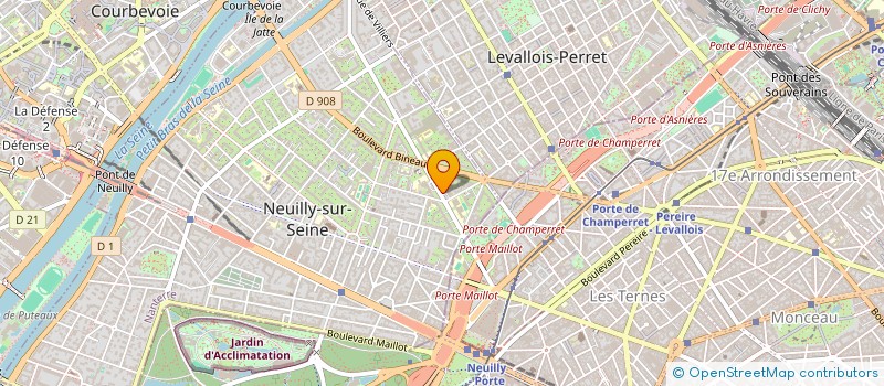 localisation de l'entreprise FINANCIERE 8G VICTOR HUGO à NEUILLY-SUR-SEINE
