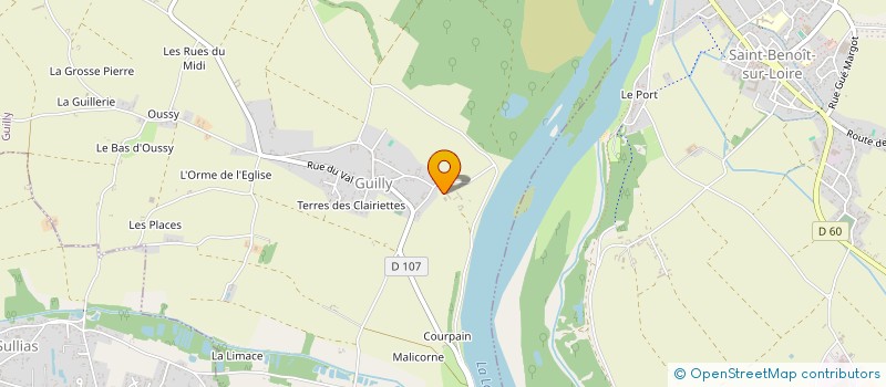 localisation de l'entreprise FINANCIERE A&B à GUILLY