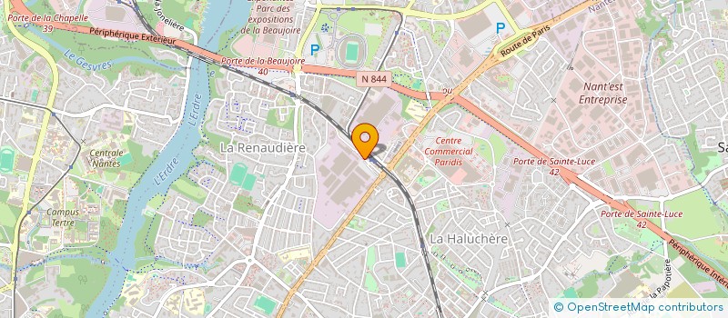 localisation de l'entreprise FINANCIERE AA  NANTES