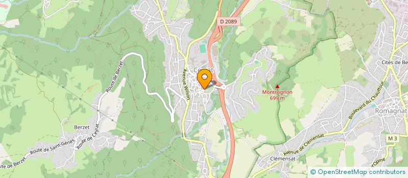 localisation de l'entreprise FINANCIERE AB  CEYRAT