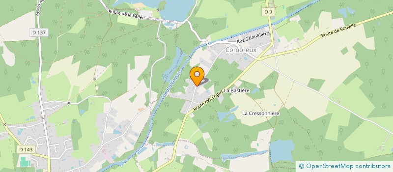 localisation de l'entreprise FINANCIERE ABD à COMBREUX