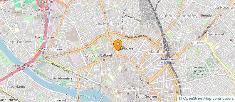 localisation de l'entreprise FINANCIERE ABITBOL ET ENFANTS INTERNATIONAL  TOULOUSE