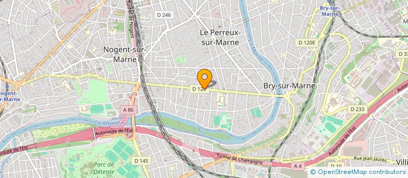 localisation de l'entreprise FINANCIERE - AC. VD. à LE PERREUX-SUR-MARNE