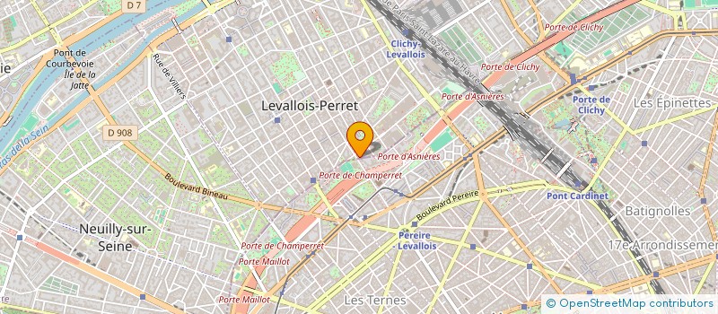 localisation de l'entreprise FINANCIERE ACG à LEVALLOIS PERRET