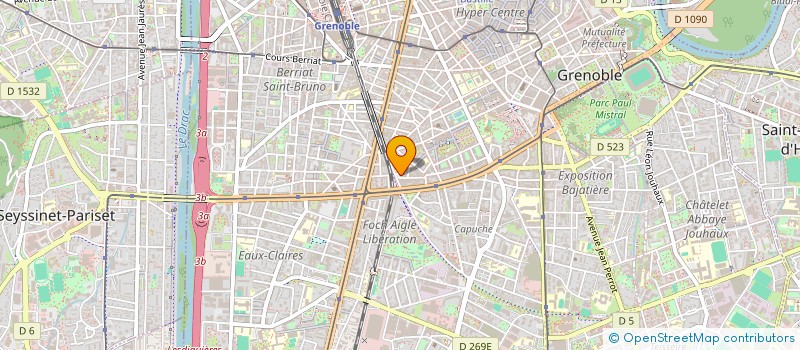 localisation de l'entreprise FINANCIERE ACTIONNAIRES VITAMIB à GRENOBLE