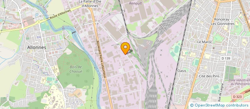 localisation de l'entreprise FINANCIERE ADEKMA à LE MANS