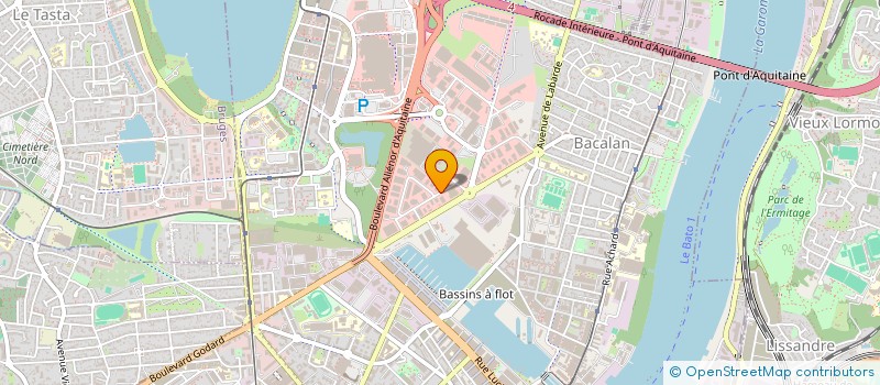 localisation de l'entreprise FINANCIERE ADRIEN BONEU  BORDEAUX