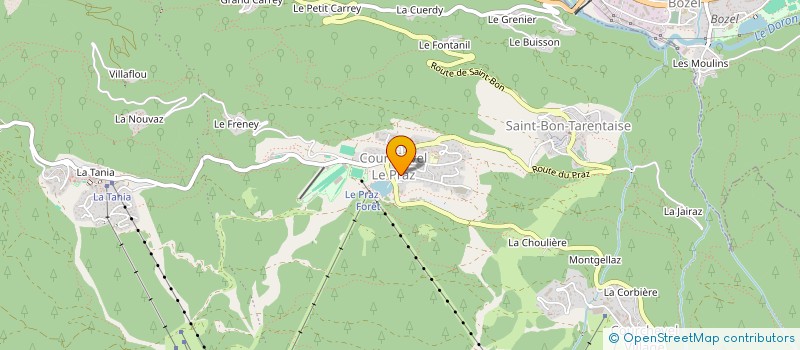 localisation de l'entreprise FINANCIERE AF à COURCHEVEL