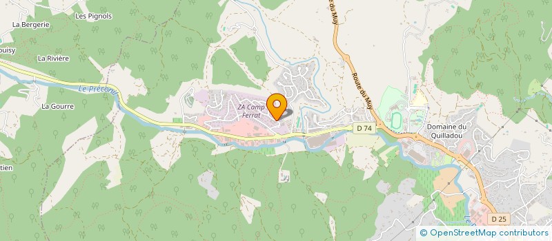localisation de l'entreprise FINANCIERE AFONSO  SAINTE-MAXIME