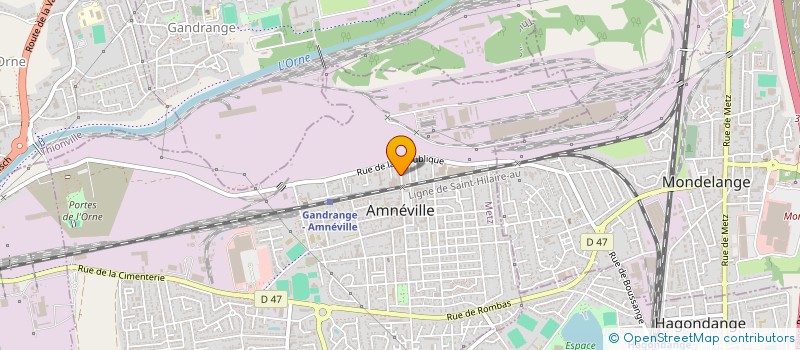 localisation de l'entreprise FINANCIERE AGBAR à AMNEVILLE