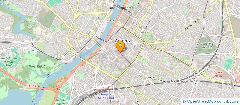 localisation de l'entreprise FINANCIERE AGBJ à ANGERS