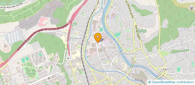 localisation de l'entreprise FINANCIERE AGORA  MAXEVILLE