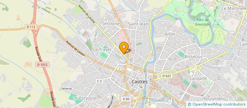 localisation de l'entreprise FINANCIERE ALBAREDE  CASTRES