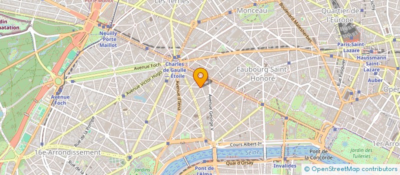 localisation de l'entreprise FINANCIERE ALBARON  PARIS