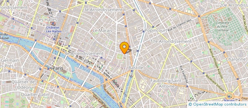 localisation de l'entreprise FINANCIERE ALIZEE  PARIS