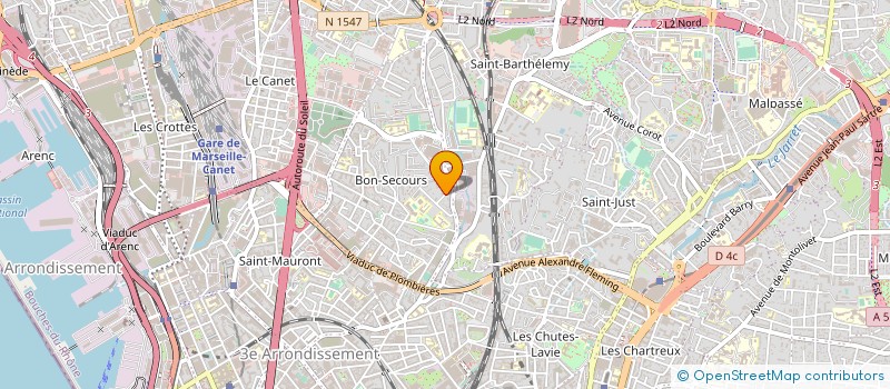 localisation de l'entreprise FINANCIERE ALPES MEDITERRANEE à MARSEILLE