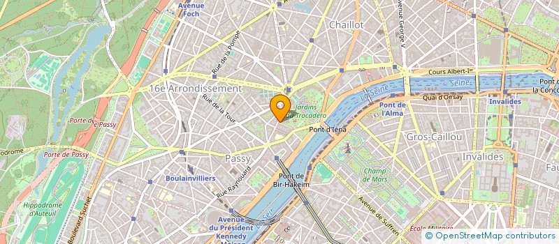localisation de l'entreprise FINANCIERE ALPHA à PARIS