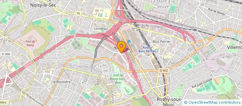 localisation de l'entreprise FINANCIERE ALSACIENNE DE TRANSPORT  ROSNY-SOUS-BOIS