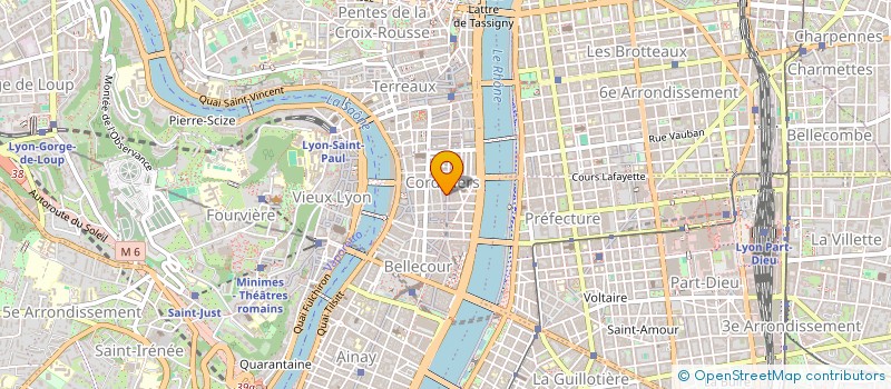 localisation de l'entreprise FINANCIERE AMBROSIO à LYON