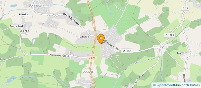 localisation de l'entreprise FINANCIERE AMLO  LOUPES