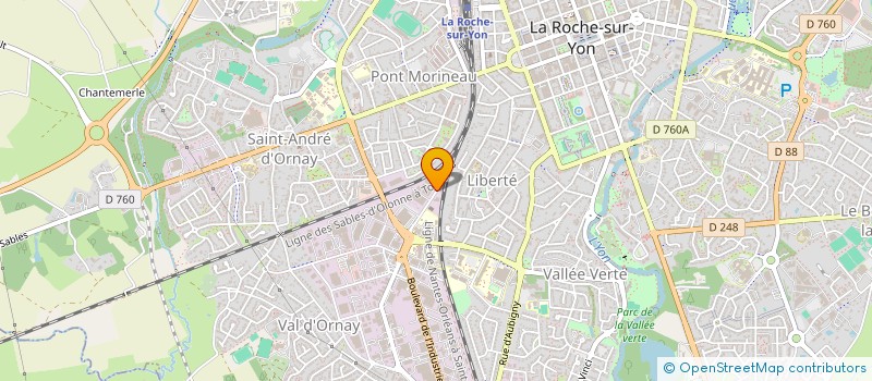 localisation de l'entreprise FINANCIERE AMPERE LAVOISIER - FIAL à LA ROCHE-SUR-YON