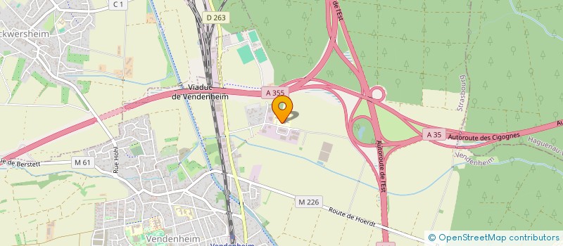 localisation de l'entreprise FINANCIERE ANDERSEN  VENDENHEIM