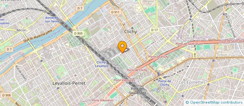 localisation de l'entreprise FINANCIERE ANDRIEUX à CLICHY