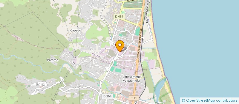 localisation de l'entreprise FINANCIERE ANGELI GESTION CONSEIL FAGC à BASTIA
