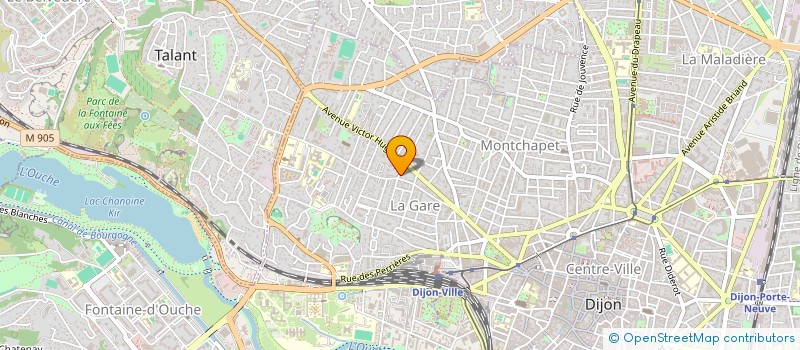 localisation de l'entreprise FINANCIERE ANT  DIJON