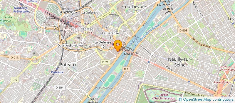 localisation de l'entreprise FINANCIERE ANTOINE DIACRE  PUTEAUX