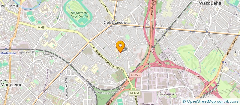 localisation de l'entreprise FINANCIERE ANTUNES à MARCQ-EN-BARŒUL
