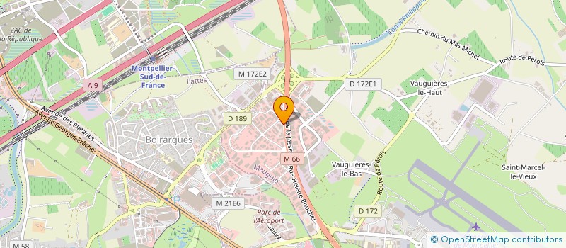 localisation de l'entreprise FINANCIERE APEF  MAUGUIO