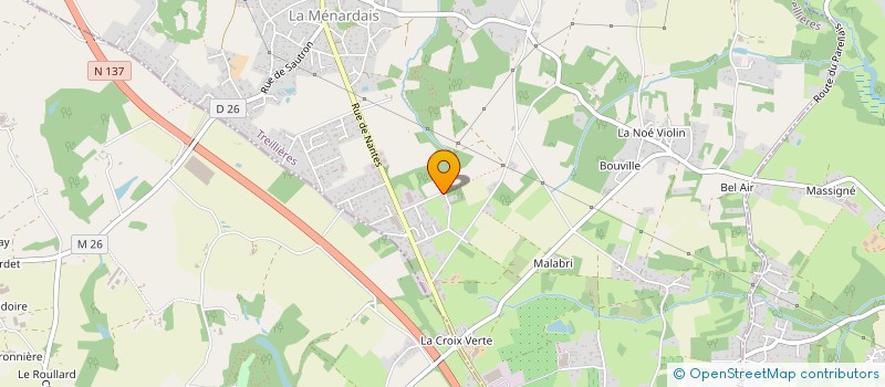 localisation de l'entreprise FINANCIERE API à TREILLIERES