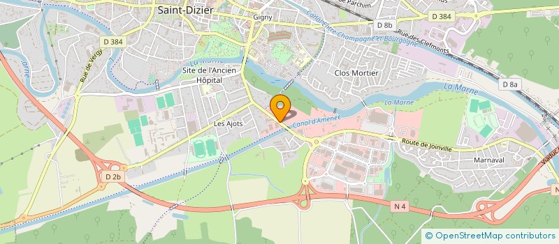 localisation de l'entreprise FINANCIERE APK à SAINT-DIZIER