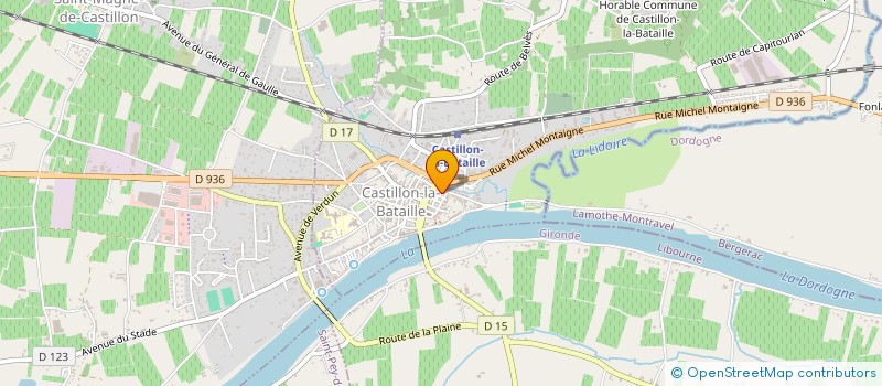 localisation de l'entreprise FINANCIERE APLT  CASTILLON-LA-BATAILLE